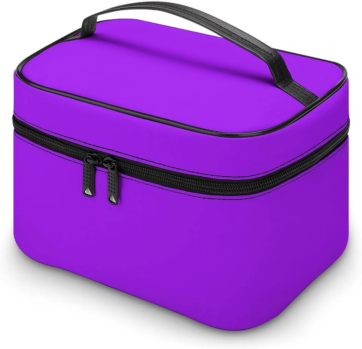 Travel Makeup Bag, Bright Violet Trend Color Cosmetic Bags for Women Large Capacity Waterproof Toiletry Bag Make up Organizer