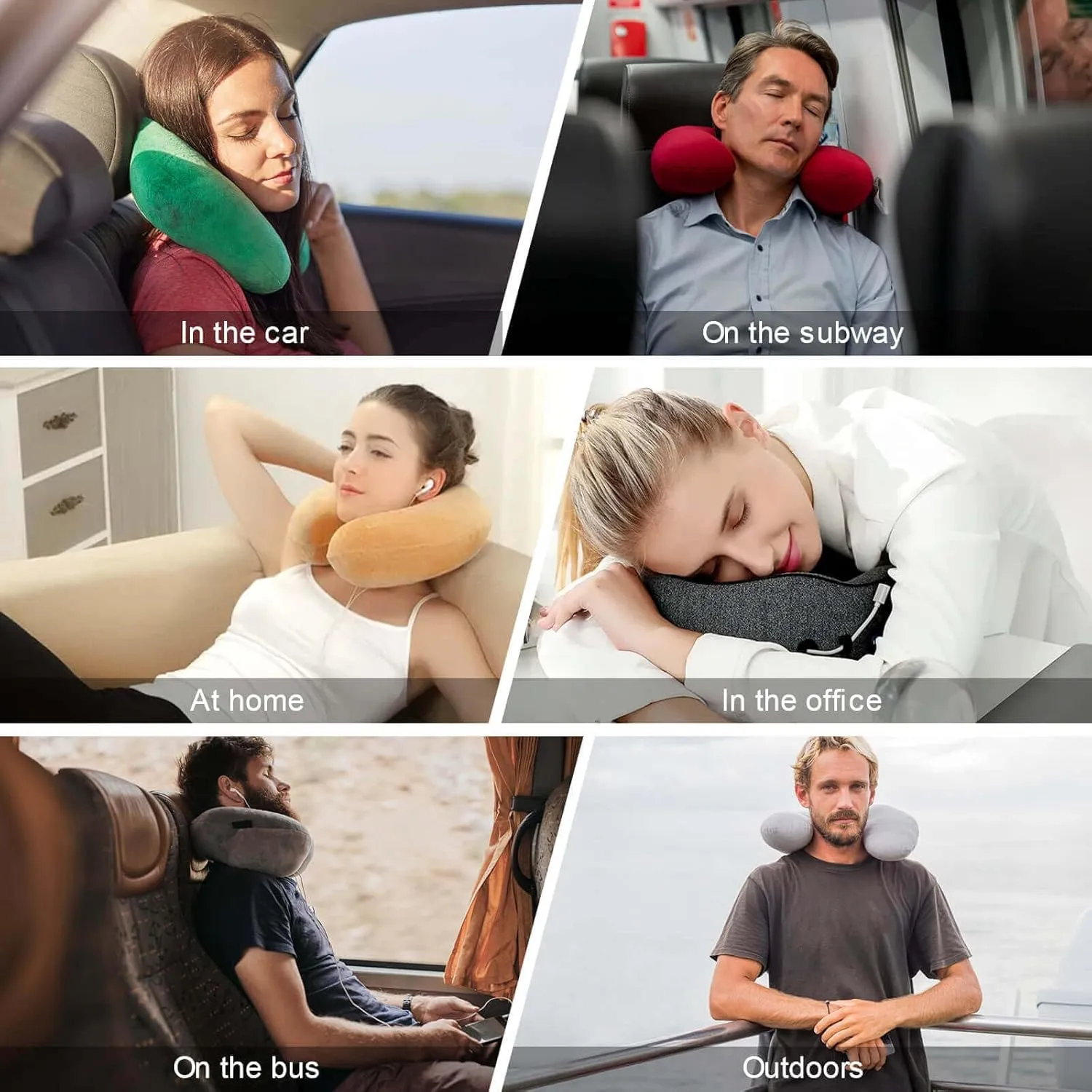 Travel Neck Pillow U Shape Memory Foam Travel Pillow Bird Migration Airplane Pillow for Sleeping Comfortable Support Pillow for Head Support Neck Pillows for Trains Self-Driving Cars Travel Essentials
