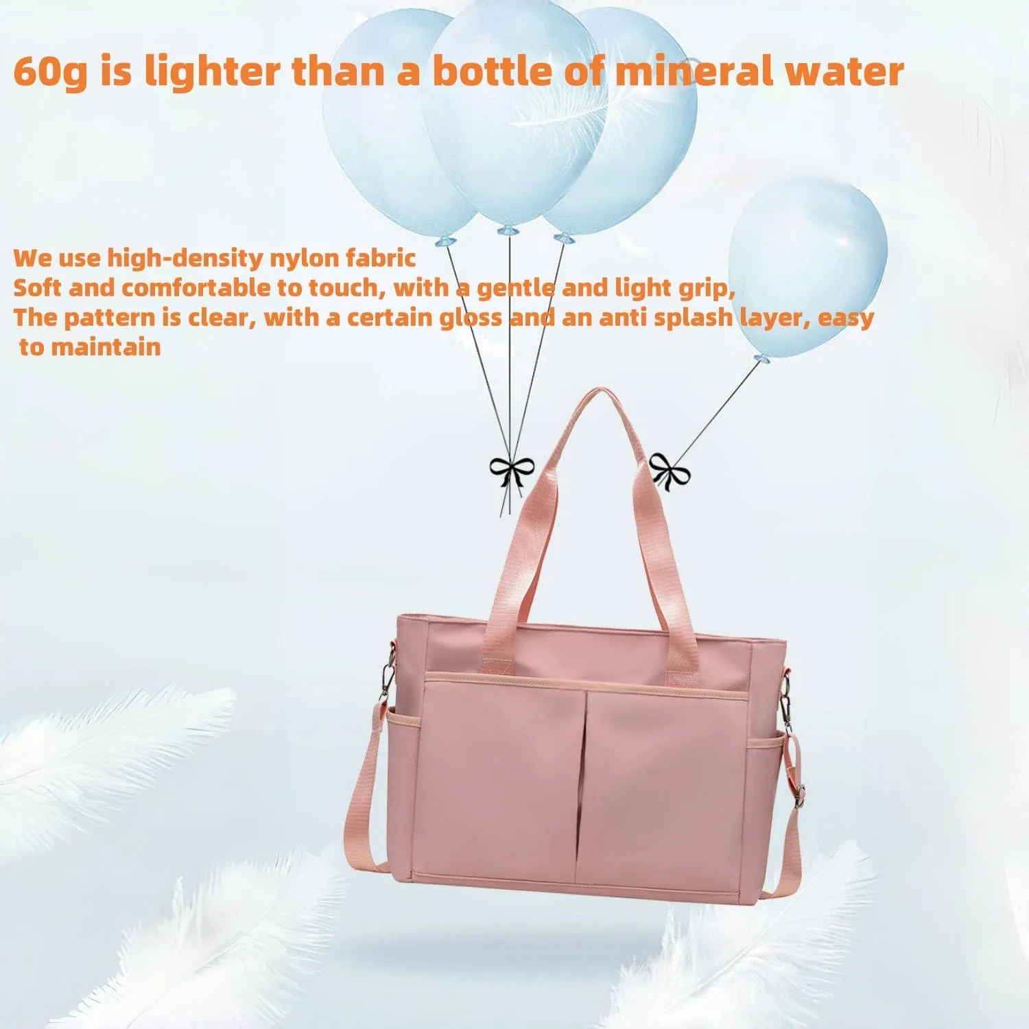 Travel suitcase, women's small fitness bag for weekend travel, wallet, work handbag, travel shoulder bag, business office bag