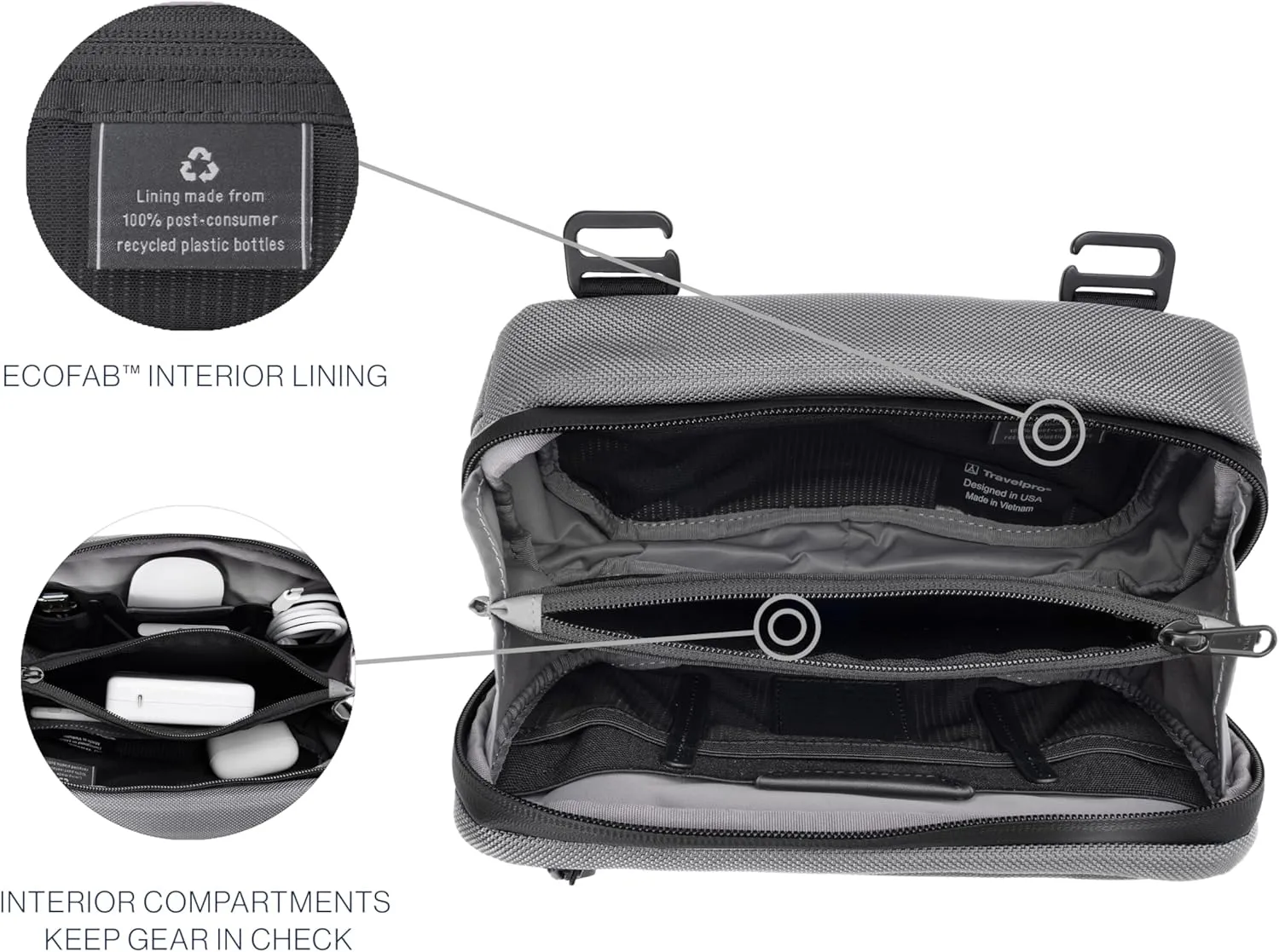 Travelpro Altitude Travel Essentials Organizaton Kit, Men and Women