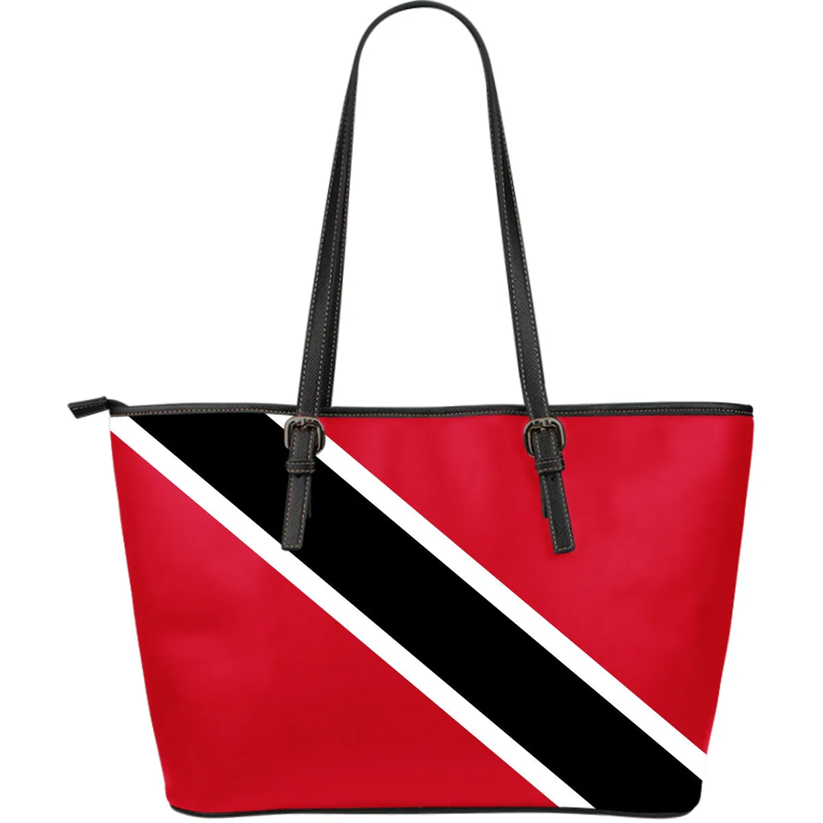 Trinidad and Tobago - Large Leather Tote Bag