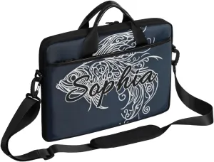 TropicalLife Personalized Laptop Bag 15 Inch Custom Sleeve Case with Handle Shoulder Strap Computer Messenger Bag