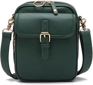 Urvashi Crossbody Leather Bag,Anti Theft Urvashi Cross Body Bags for Women with 10 Card Rfid