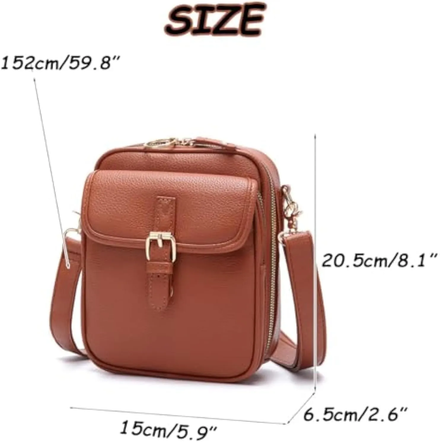Urvashi Crossbody Leather Bag,Anti Theft Urvashi Cross Body Bags for Women with 10 Card Rfid