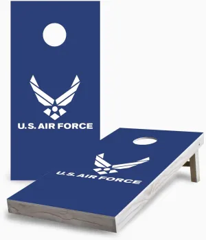 U.S. Air Force Corn Hole Board Game Set - Choose Accessories - Includes 2 Boards, 8 Bags and More