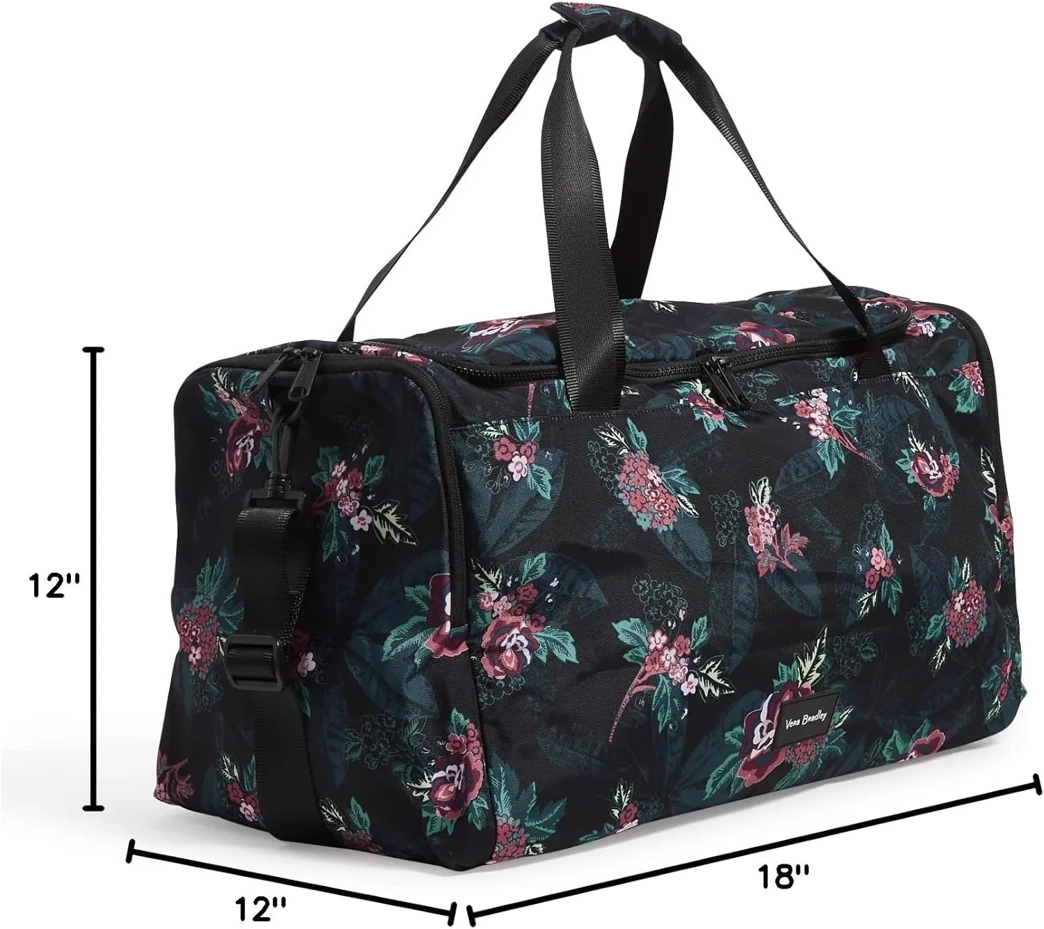 Vera Bradley Women's Recycled Lighten Up Reactive Travel Duffle Bag