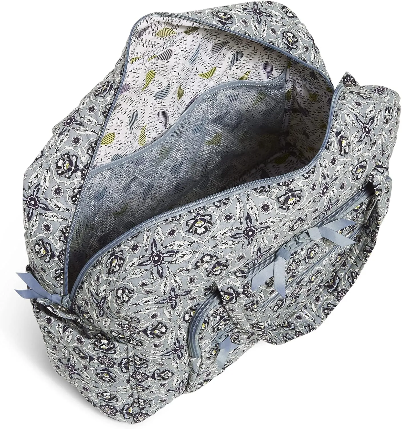 Vera Bradley Women's Weekender Travel Bag, Plaza Tile-Recycled Cotton, One Size