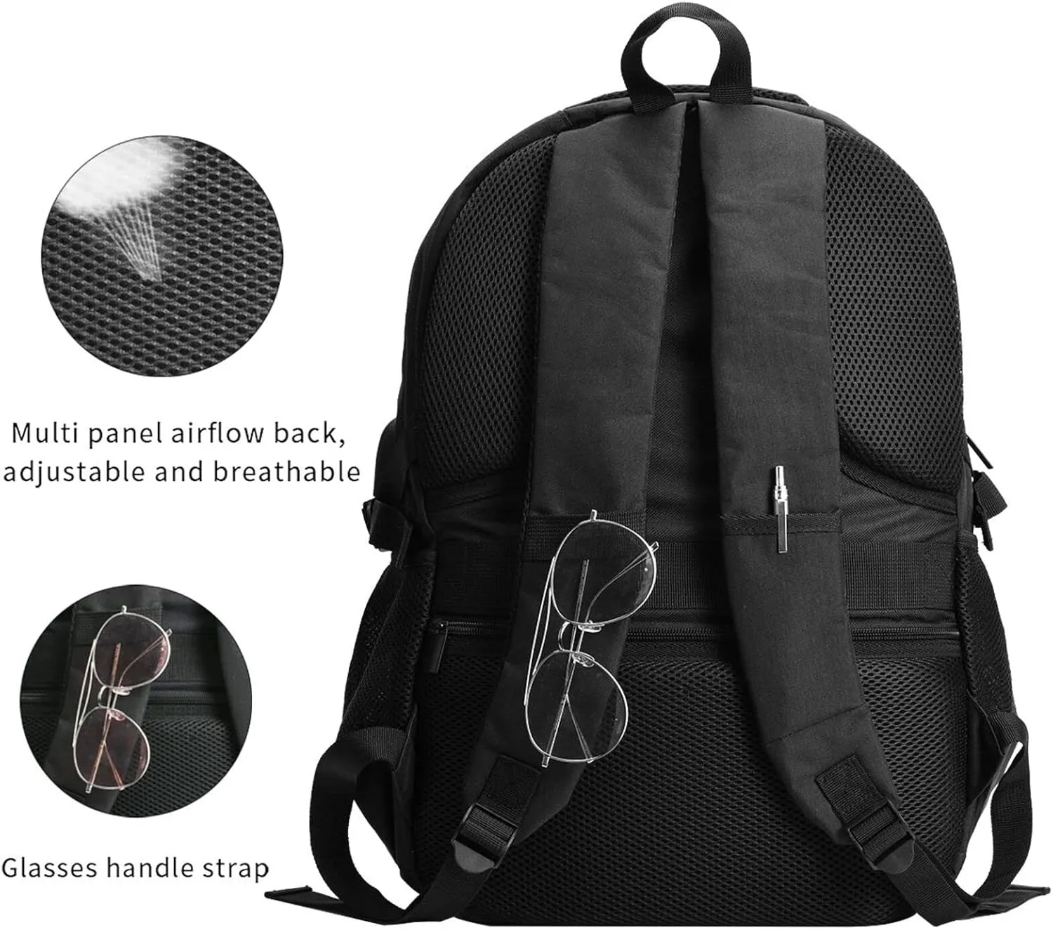 Vintage Colombian Flag Colombia Roots Travel Backpacks Casual Backpack Large Capacity Laptop Rucksack Luggage Daypacks with USB Charging Port Multi-Pockets Bags for Hiking