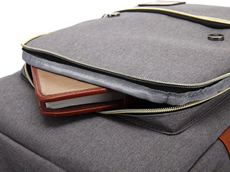 Vintage Unisex Oxford Waterproof Backpacks Large Capacity Men Travel Bag Women Students School Books 16 Inch Laptop Backpack