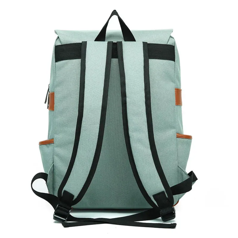 Vintage Unisex Oxford Waterproof Backpacks Large Capacity Men Travel Bag Women Students School Books 16 Inch Laptop Backpack