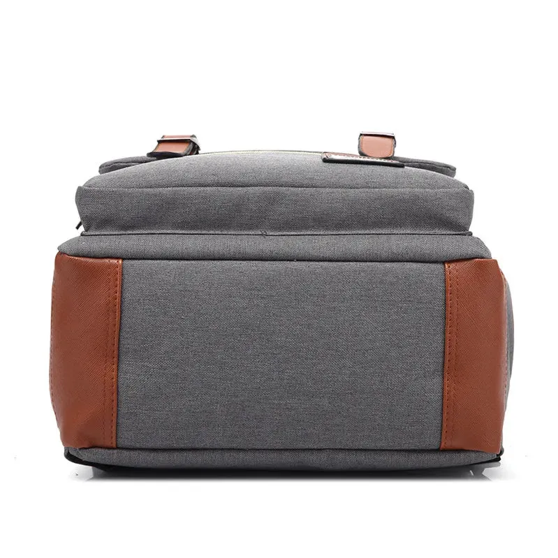 Vintage Unisex Oxford Waterproof Backpacks Large Capacity Men Travel Bag Women Students School Books 16 Inch Laptop Backpack