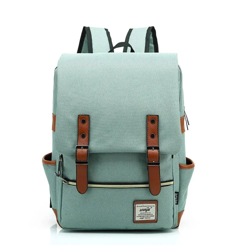 Vintage Unisex Oxford Waterproof Backpacks Large Capacity Men Travel Bag Women Students School Books 16 Inch Laptop Backpack