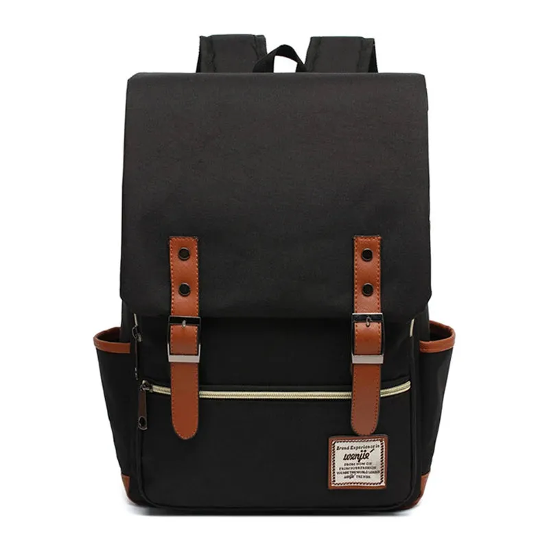 Vintage Unisex Oxford Waterproof Backpacks Large Capacity Men Travel Bag Women Students School Books 16 Inch Laptop Backpack
