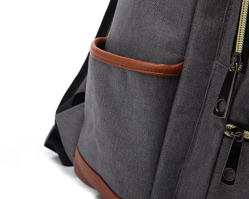 Vintage Unisex Oxford Waterproof Backpacks Large Capacity Men Travel Bag Women Students School Books 16 Inch Laptop Backpack