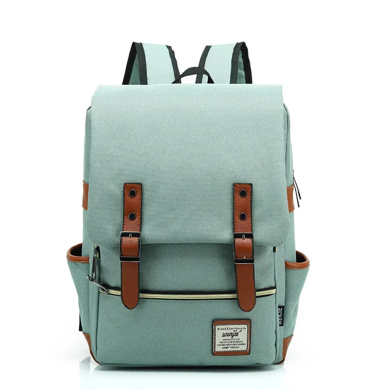 Vintage Unisex Oxford Waterproof Backpacks Large Capacity Men Travel Bag Women Students School Books 16 Inch Laptop Backpack