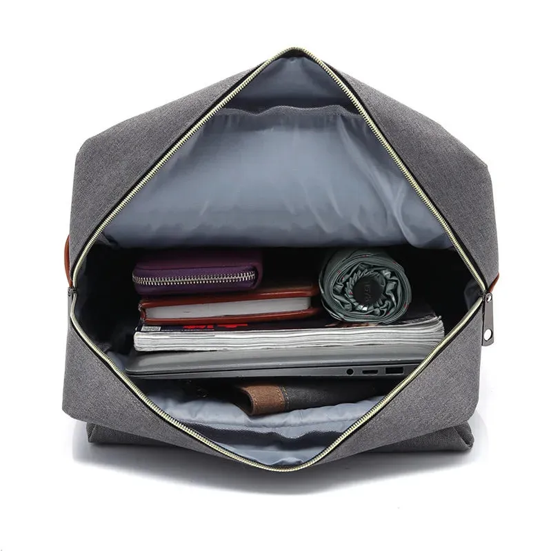 Vintage Unisex Oxford Waterproof Backpacks Large Capacity Men Travel Bag Women Students School Books 16 Inch Laptop Backpack