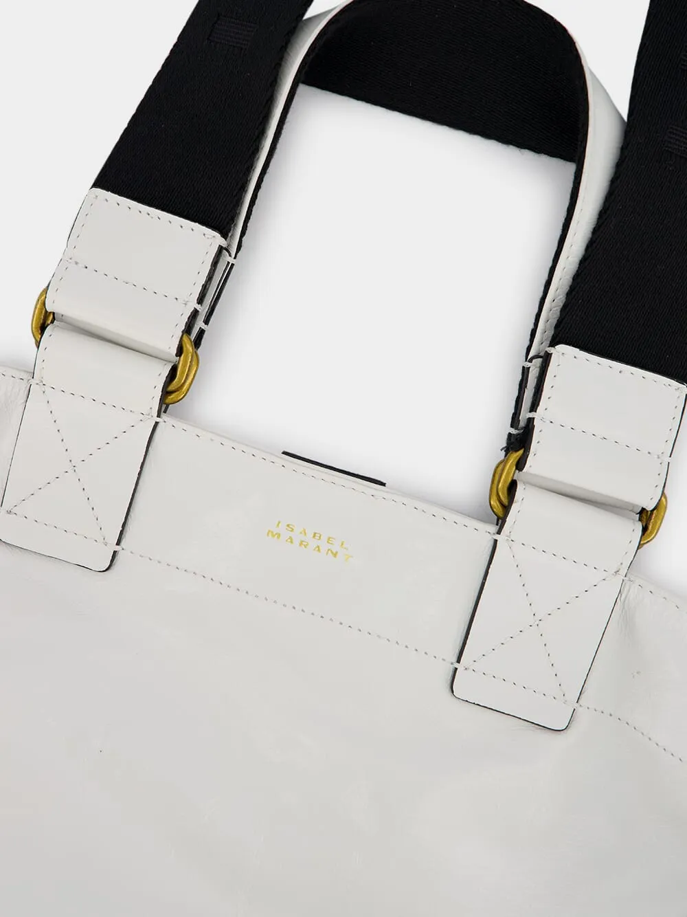 Wardy Crinkle-Effect Leather Tote Bag