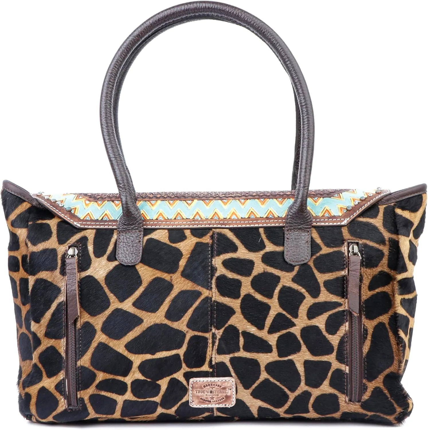 Western Handmade Genuine Leather Bag | Hand-Tooled Artisan Purse for Women | Spacious, Durable, and Stylish Shoulder Handbag with Premium Leather and Detailed Craftsmanship | Perfect for Everyday Use