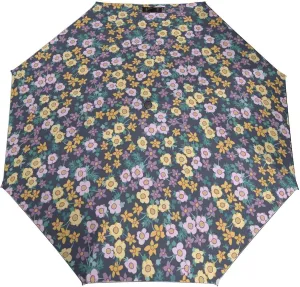 Windproof Travel Umbrellas for Rain,Bright Floral Pattern Durable & Compact Umbrella-Waterproof Canopy for Backpack, Purse, Portable, Umbrella for Travel