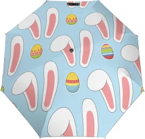 Windproof Travel Umbrellas for Rain,Easter Rabbit Ear Durable & Compact Umbrella-Waterproof Canopy for Backpack, Purse, Portable, Umbrella for Travel