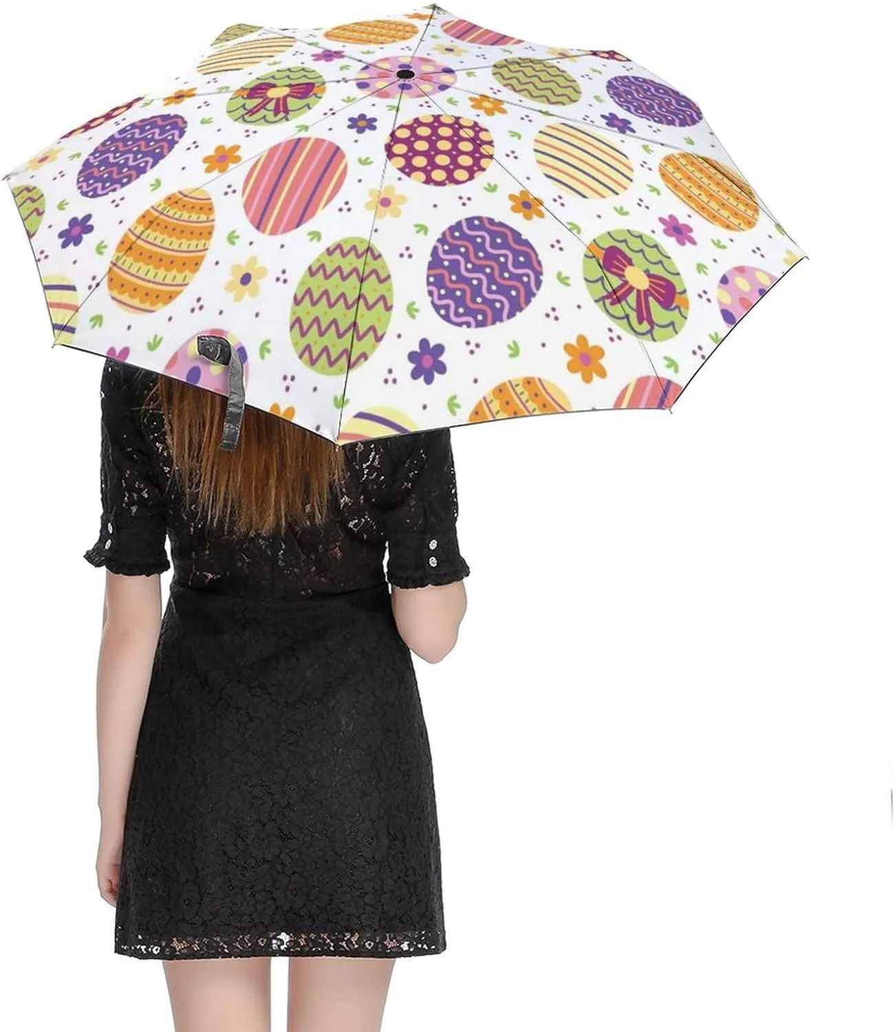 Windproof Travel Umbrellas for Rain,Groovy Flame Fire Pattern Durable & Compact Umbrella-Waterproof Canopy for Backpack, Purse, Portable, Umbrella for Travel