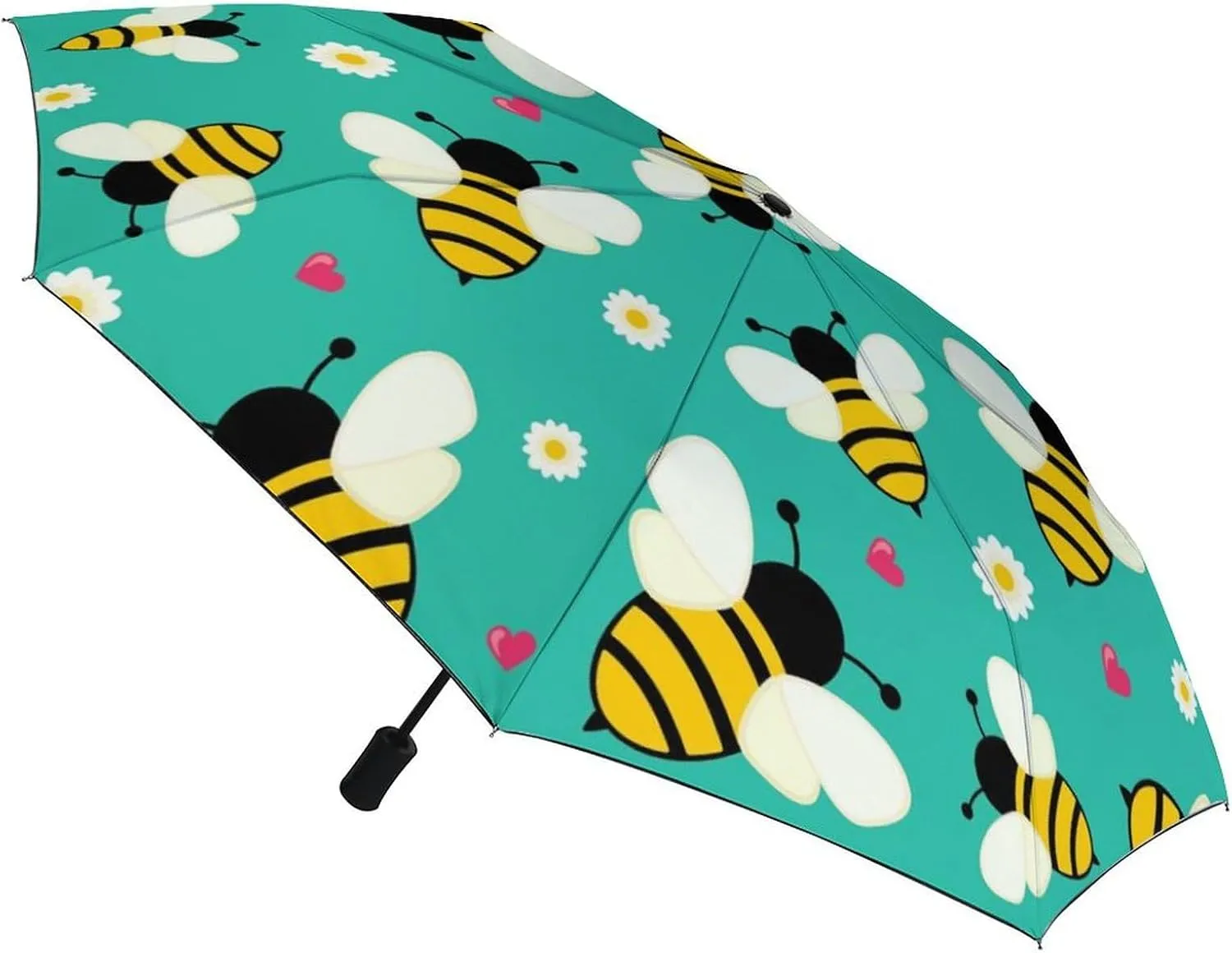 Windproof Travel Umbrellas for Rain,Tropical Summer Surfboard Durable & Compact Umbrella-Waterproof Canopy for Backpack, Purse, Portable, Umbrella for Travel