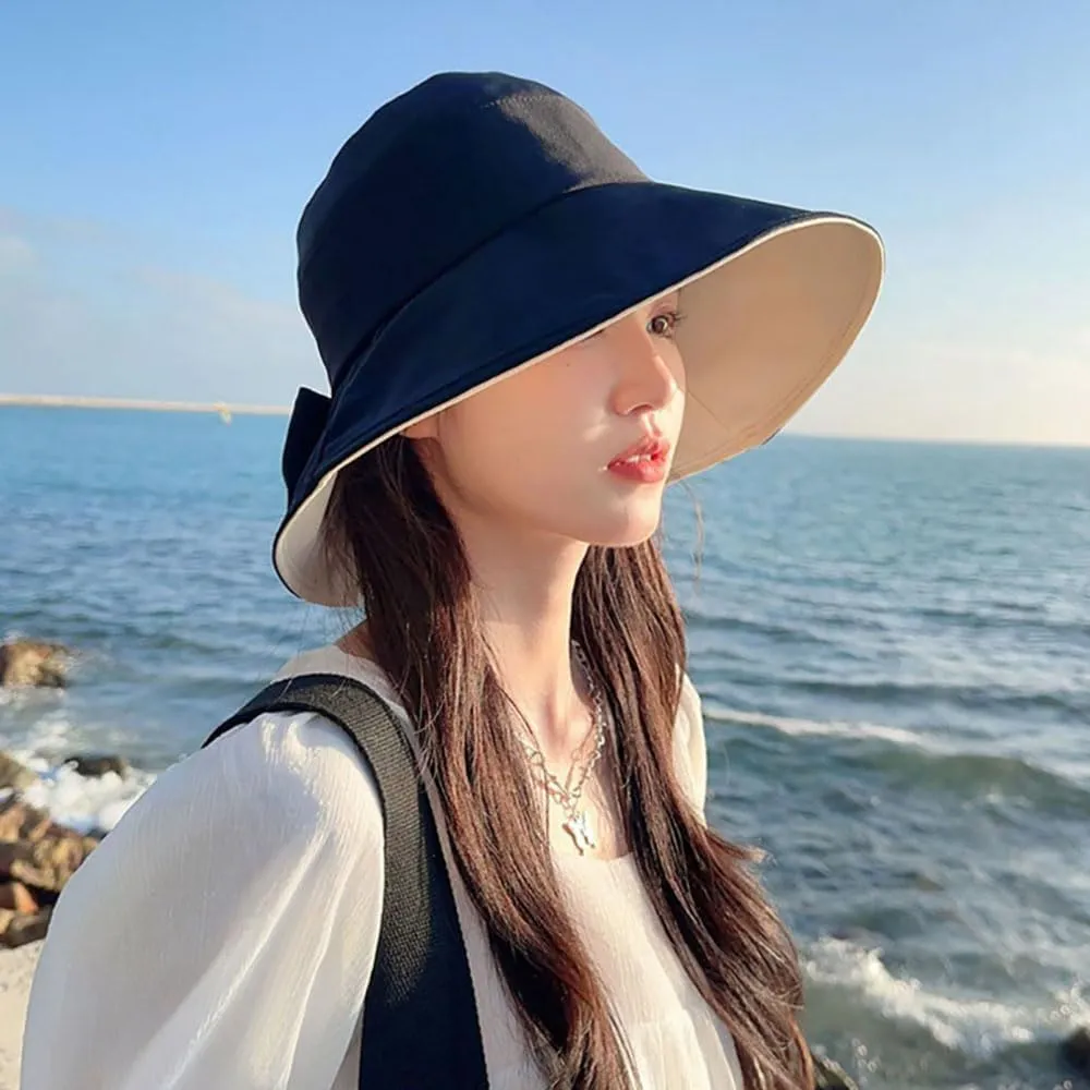 Womens Sun Hats Summer UPF 50  Large Brim Foldable Beach Sun Hat