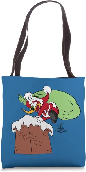 Woody Woodpecker Santa Tote Bag