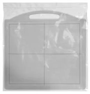 X-Ray Cassette/Receptor Covers - 22" x 24" Zip Top Disposable Bag, Fits DR Panels, 16x19 or 20x20 Receptors, 2 mil (Box of 100), USA Made