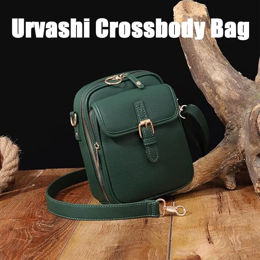 Zealburst Crossbody Leather Bag, Forcipower Crossbody Bag for Women with Built in Wallet