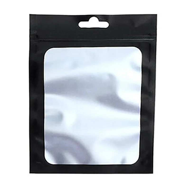 Zip Lock Seal Bags 100PCS Pink/Black Resealable Packing
