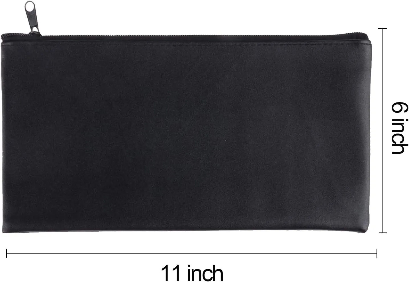 Zipper Bank Bags,4 Pack Money Pouch Bank Deposit Bag PU Leather Cash and Coin Pouch bank envelopes with zipper (4Colors-02)